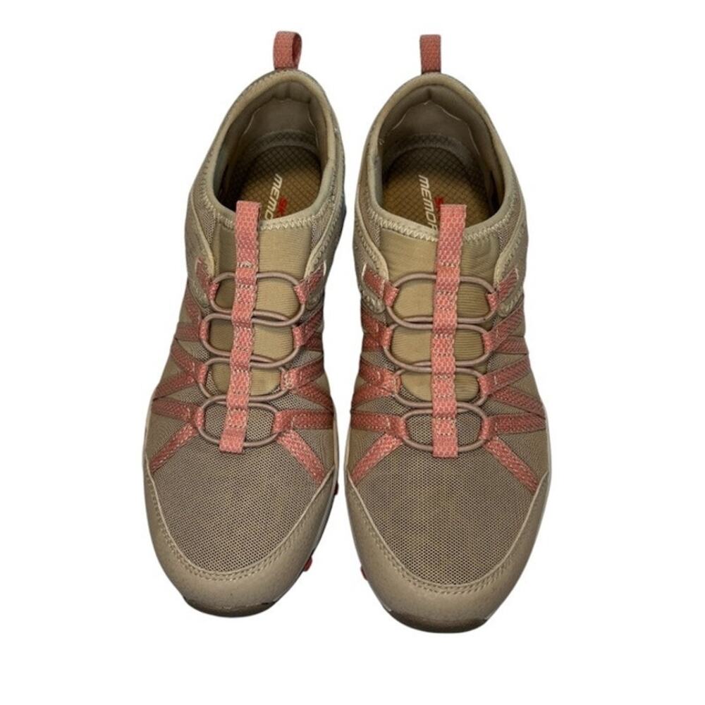 Skechers, women’s Seager Hiker shoe, gray/pink, size 9m